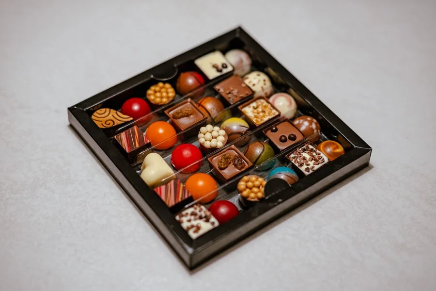 Custom compartments inside luxury boxes
