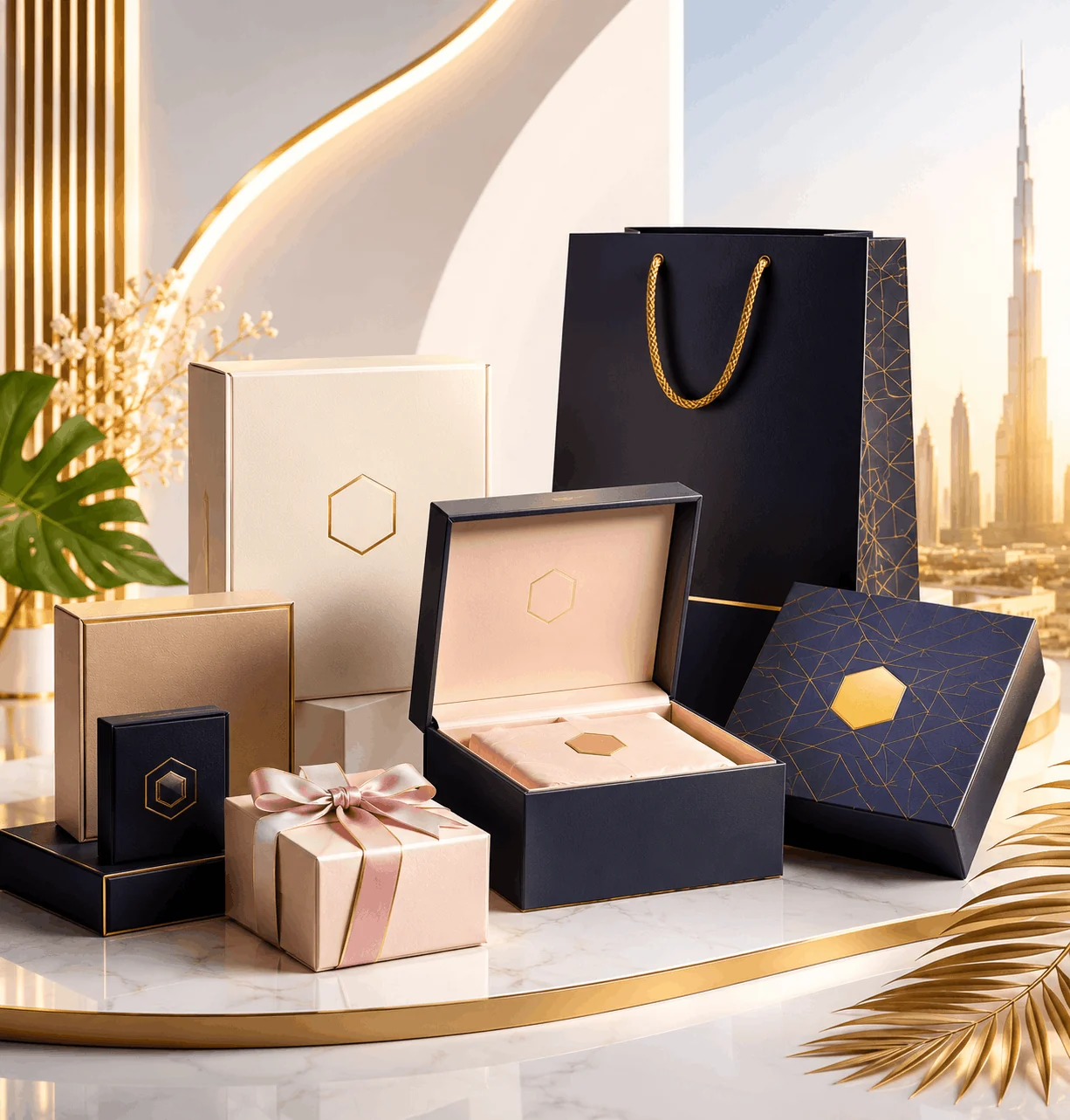 Premium hamper boxes for high-value gifting
