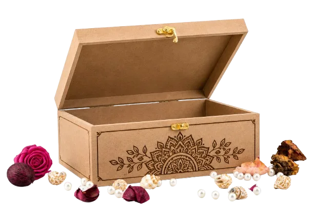 Offset printed wooden MDF boxes