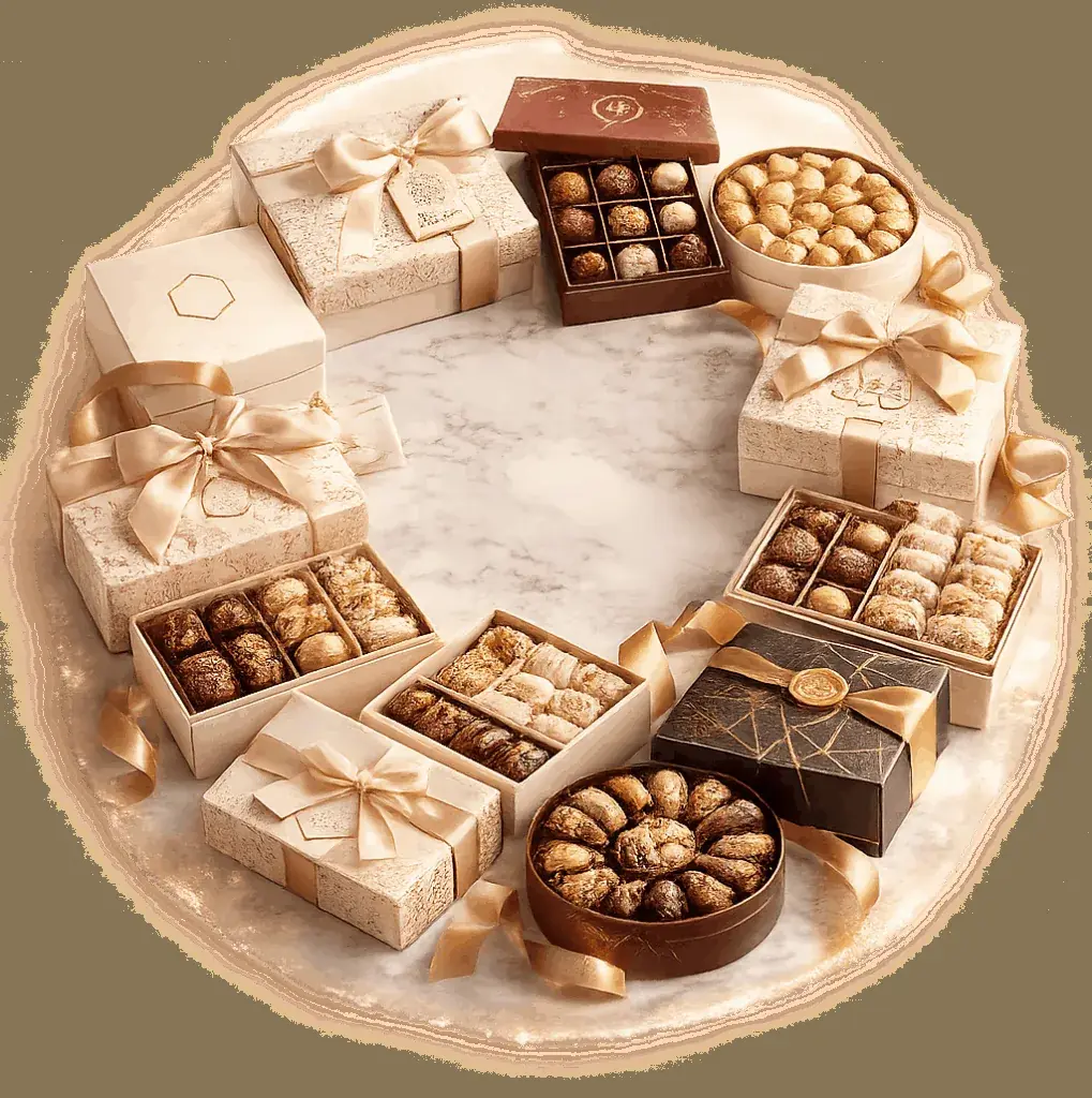 Matt laminated surface on a premium gift box