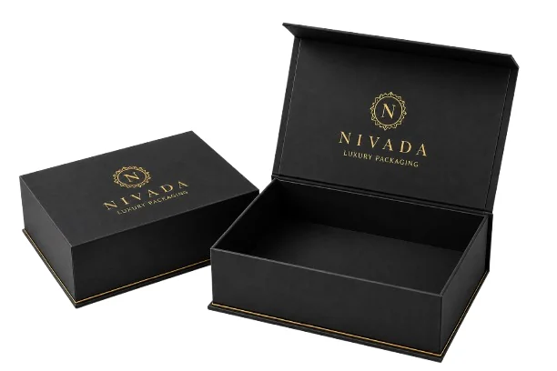 Embossed detail on rigid box surface