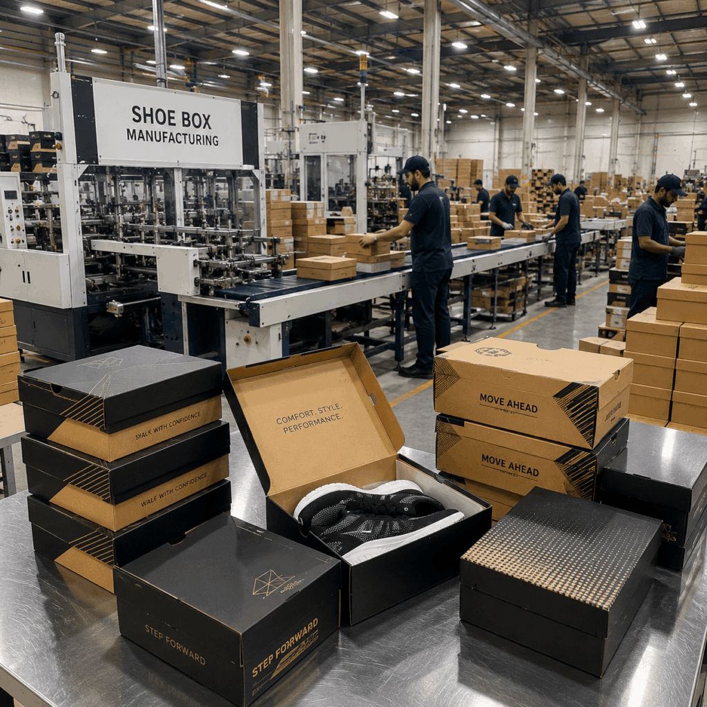 Custom Shoe Box Manufacturing UAE